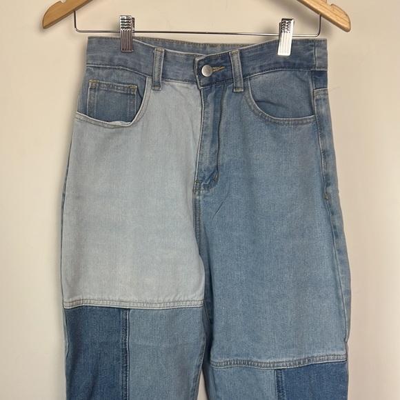 Shein patchwork jeans size small - Picture 2 of 7